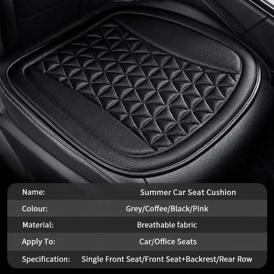 Front display of 3D breathable car seat cover mesh