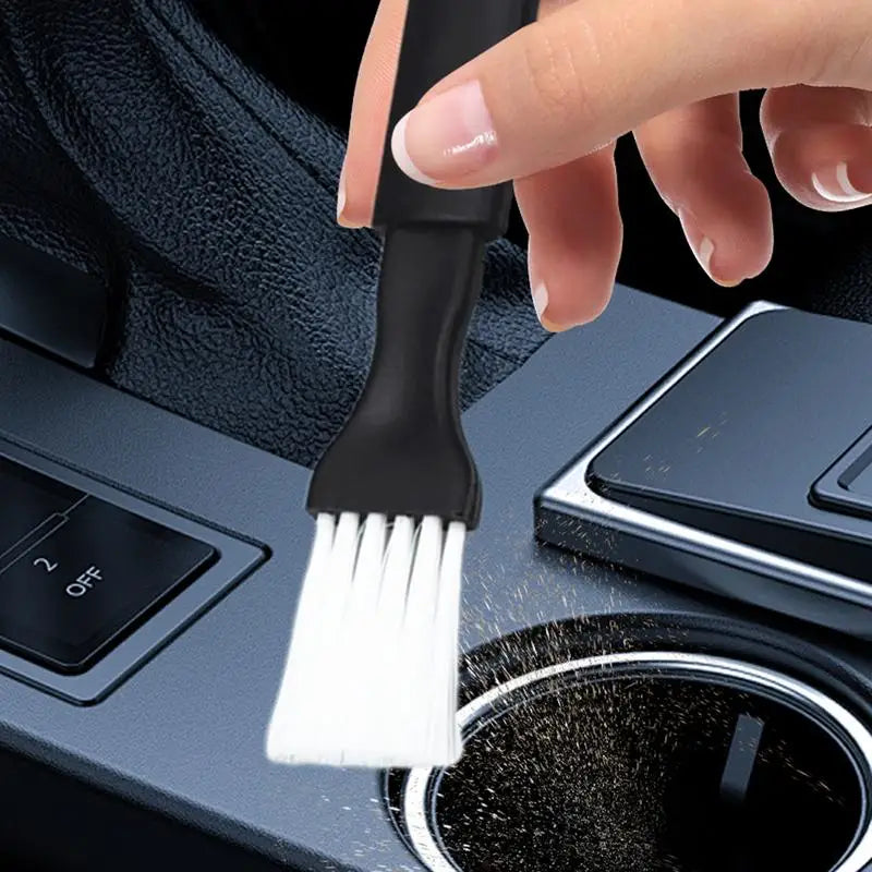 Detachable brush head for washing and reuse – car and home compatible