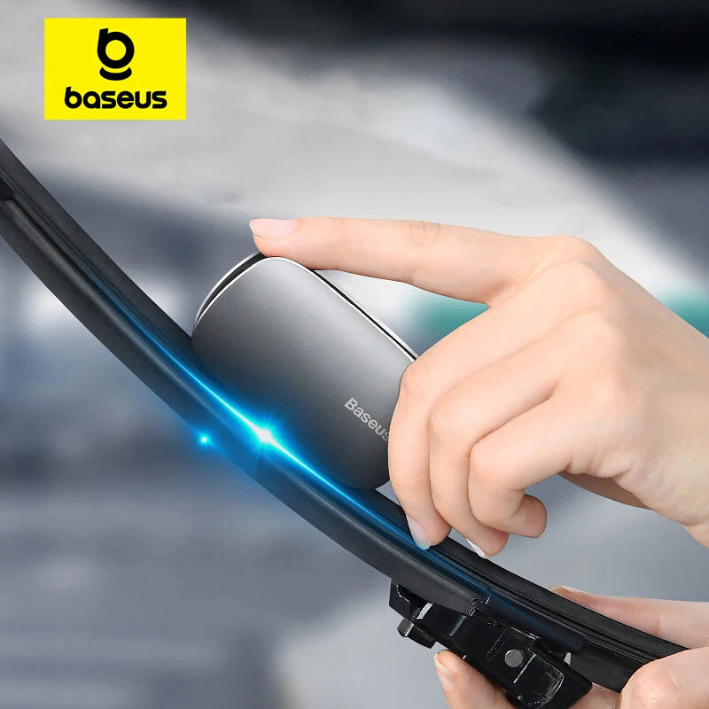 Demo of Baseus tool refurbishing rubber edge of wiper blade