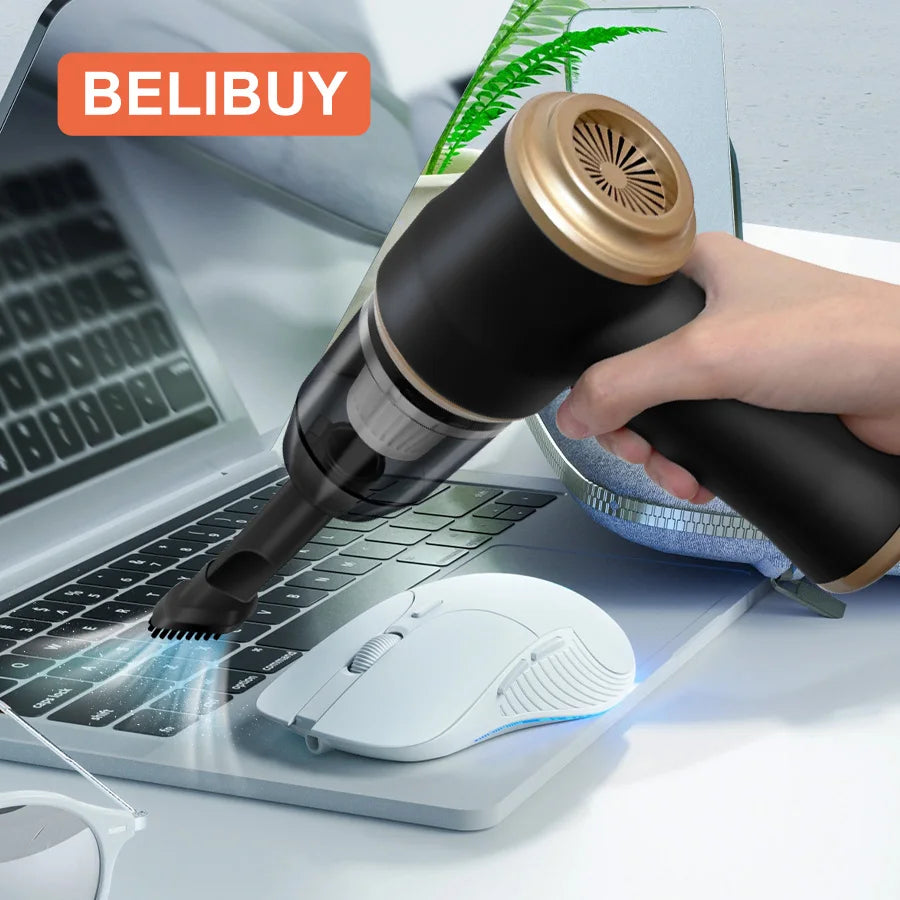 Demonstration of BELIBUY vacuum cleaning household carpet – dual use functionality