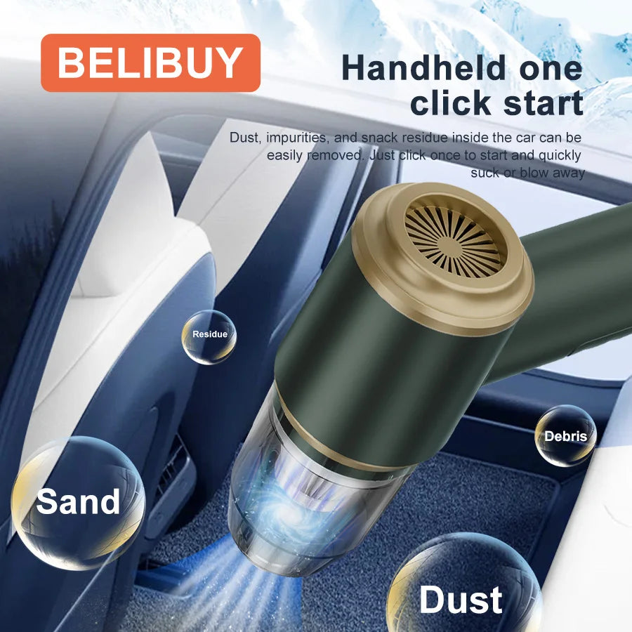 Dustbin opened for emptying – easy-to-clean design with removable filter