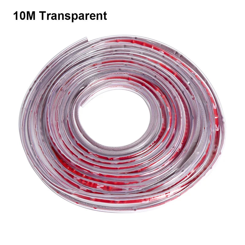 10-meter clear edge trim for full vehicle door coverage and paint protection