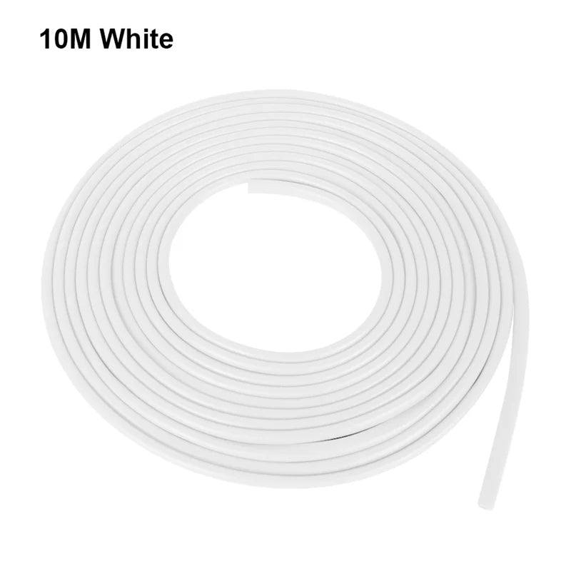 10-meter white car door edge guard roll for clean aesthetic and chip defense