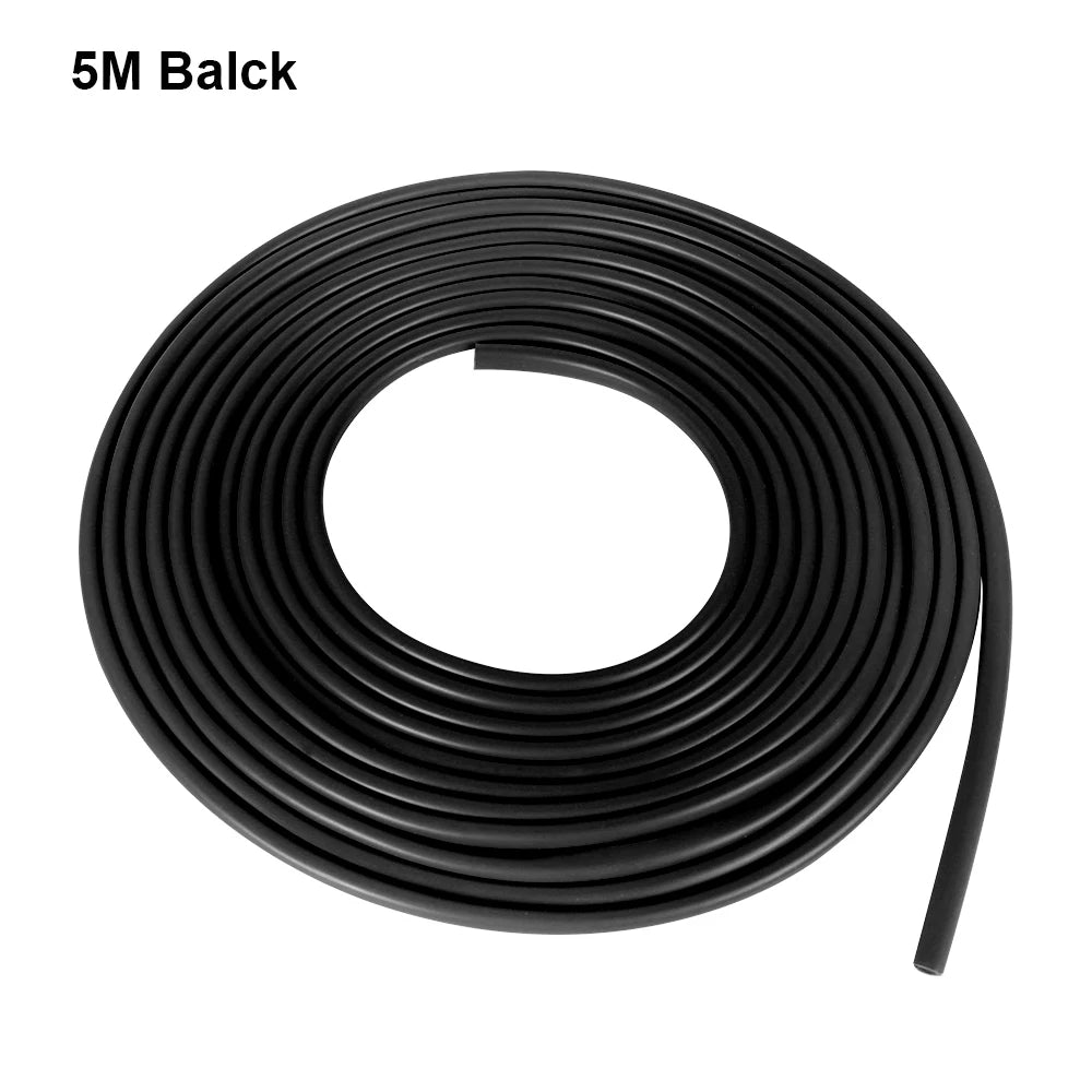 black 5-meter edge guard strip for door edge and frame protection