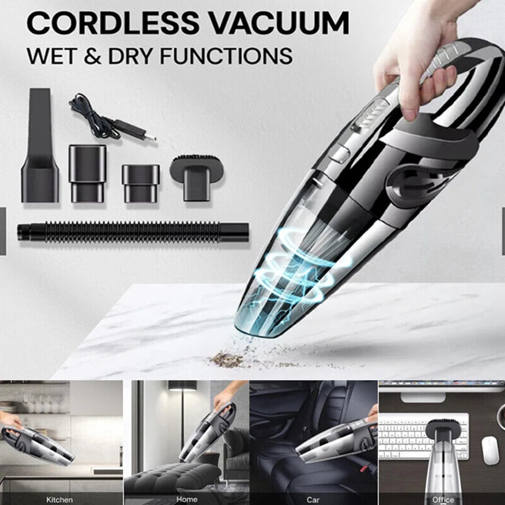 Removable dustbin design shown open for easy cleaning and maintenance