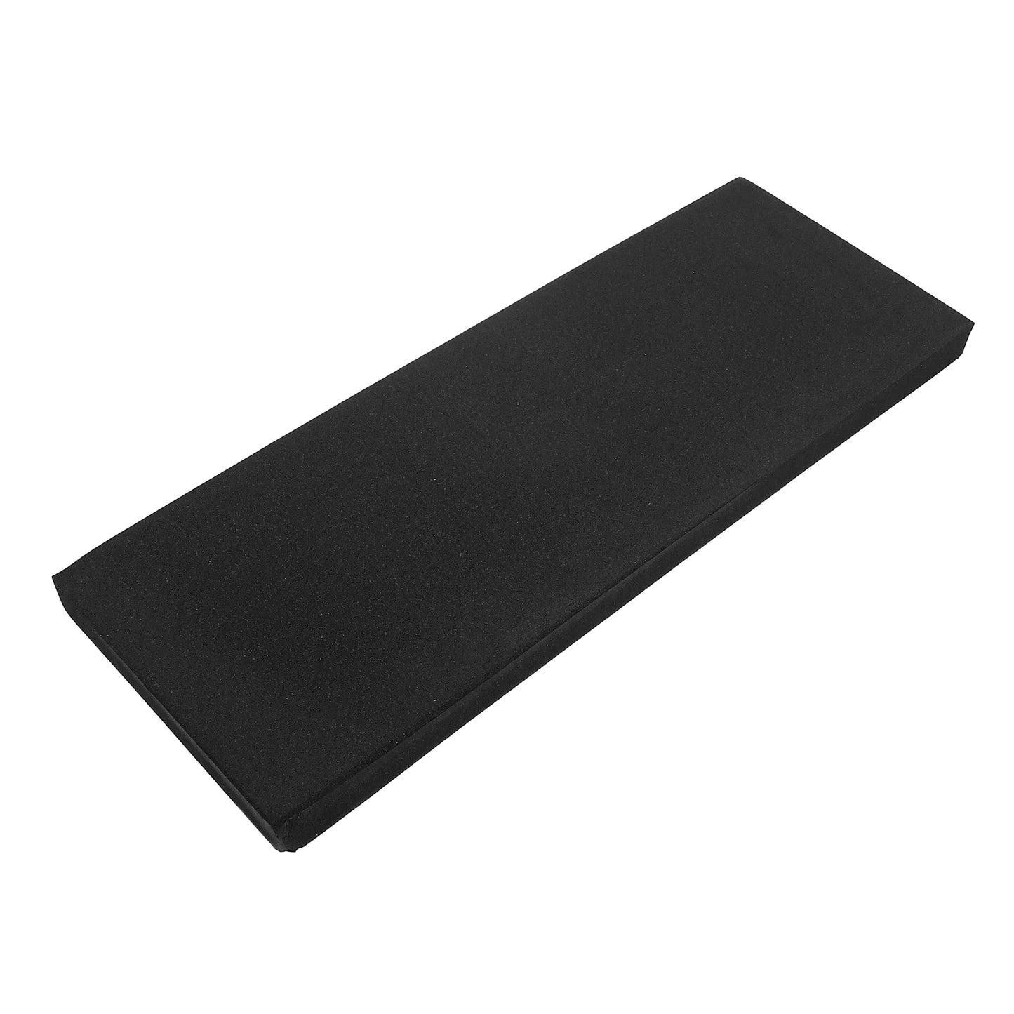 single black garage wall bumper 400×150×20mm for wide door coverage