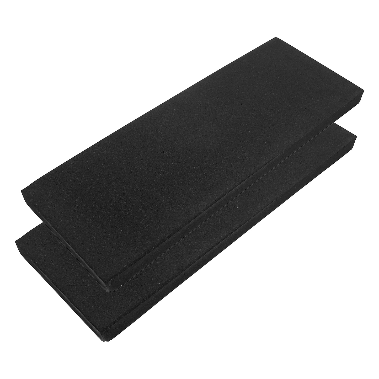 two-piece black bumper strip set 400×150×20mm for garage walls