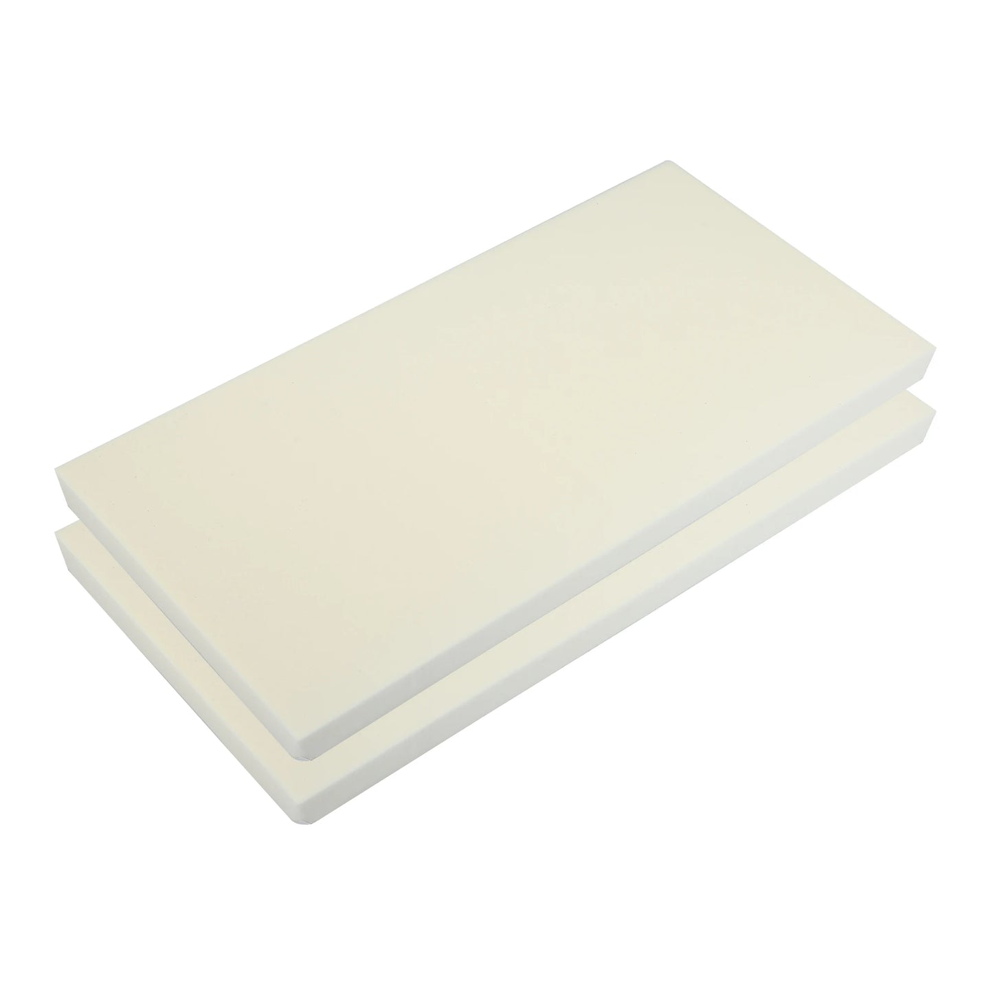 two-pack 400×200×20mm white bumper strips for wall impact safety