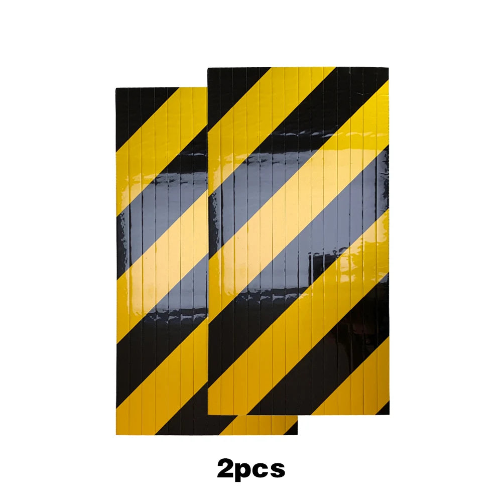 2-pack yellow and black EVA foam wall bumpers for car doors