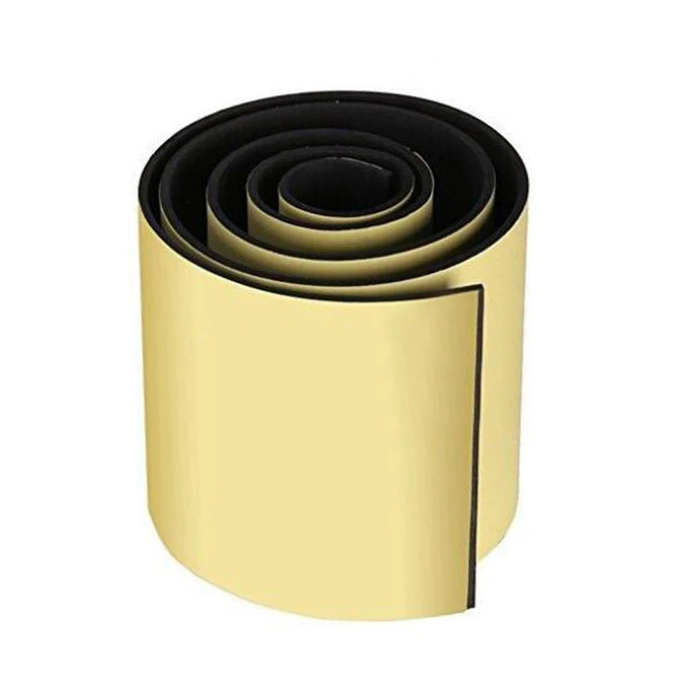 flexible EVA foam bumper strip bending to fit garage wall corners