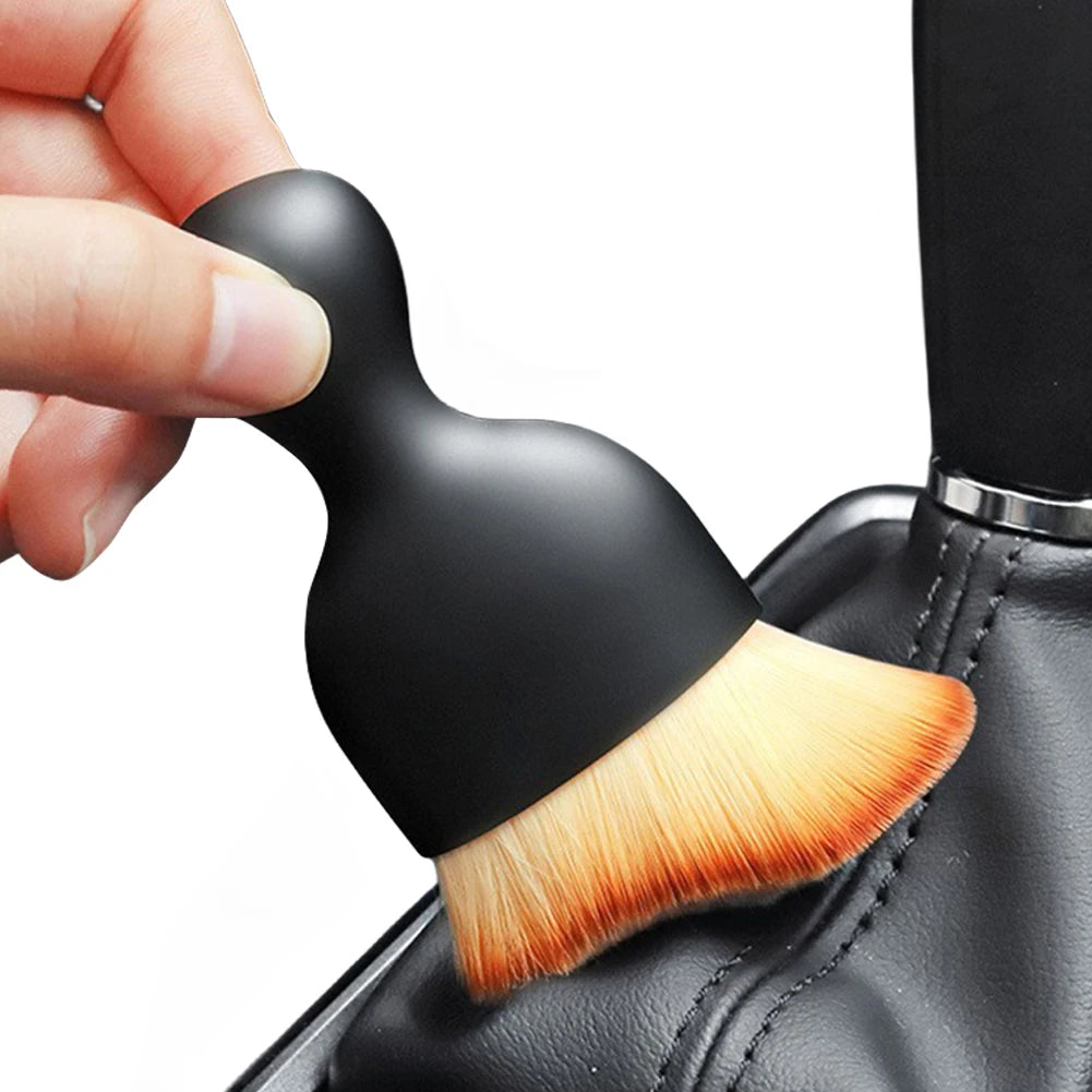 Nano fiber soft bristle interior dust brush for car dashboard and console
