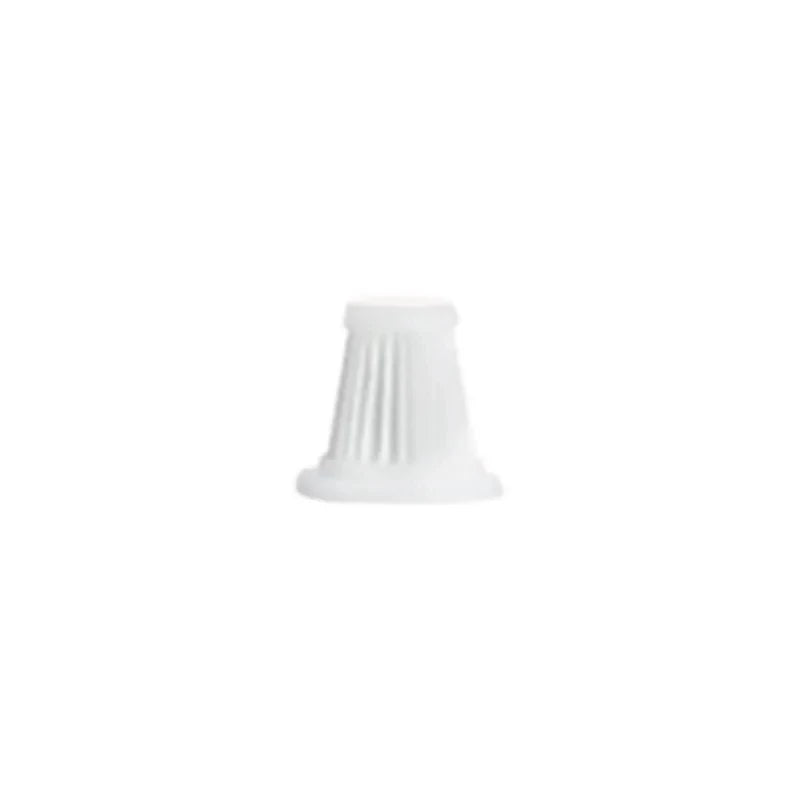 White replacement filter element for keyboard vacuum cleaner