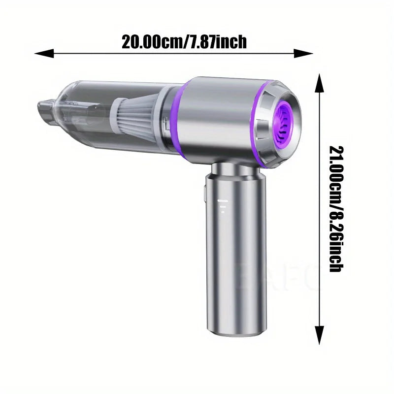 Open dustbin and filter of 13000Pa vacuum cleaner – easy to empty and wash