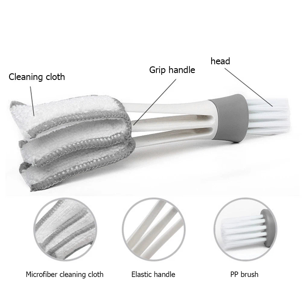 Removable and washable microfiber head on car vent cleaning brush design guide