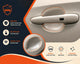 Car door handle cup area showing scratches from daily use – before and after door handle PPF and cup protector installation