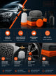 Car detailing kit – microfiber towels, foam cannon, detailing brushes, chamois cloth and cordless vacuum from Autixio