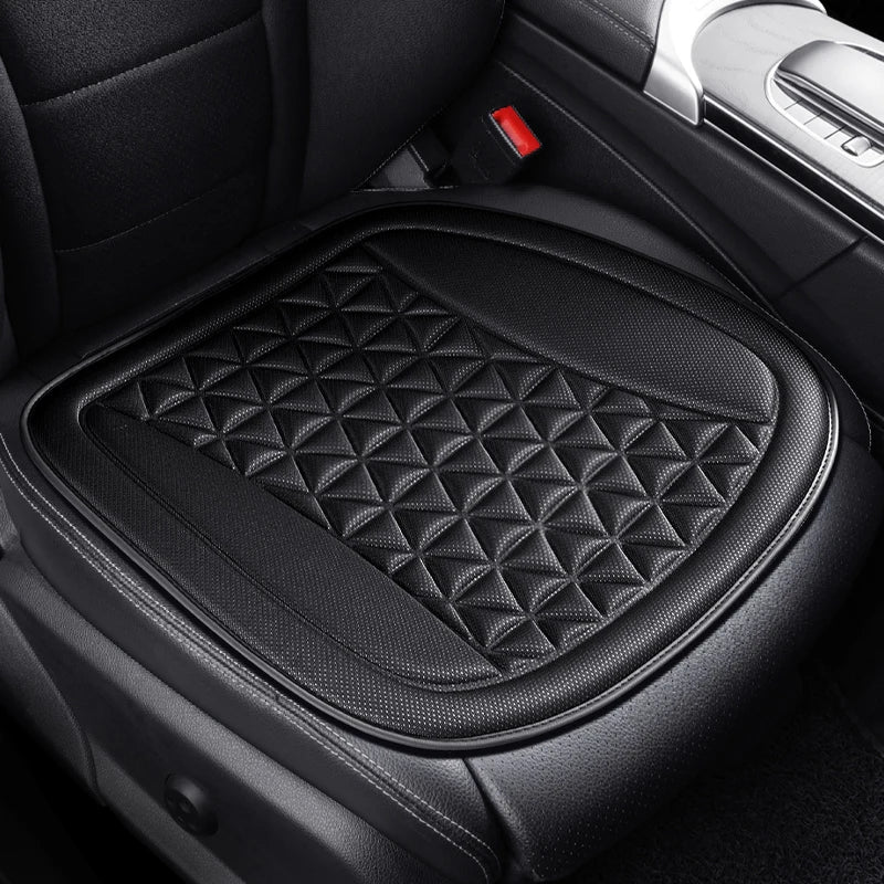 Black front pad 1pc 3D breathable car seat cover