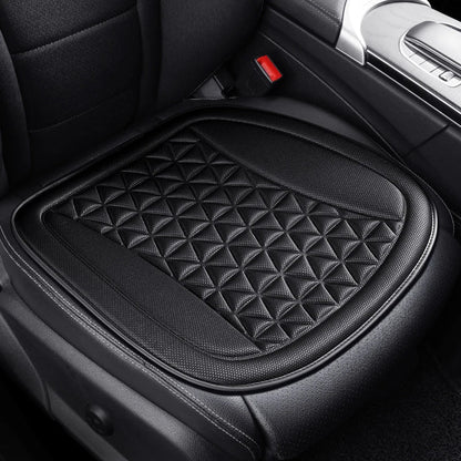 Black front pad 1pc 3D breathable car seat cover