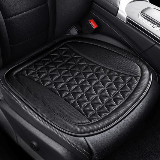 Black front pad 1pc 3D breathable car seat cover