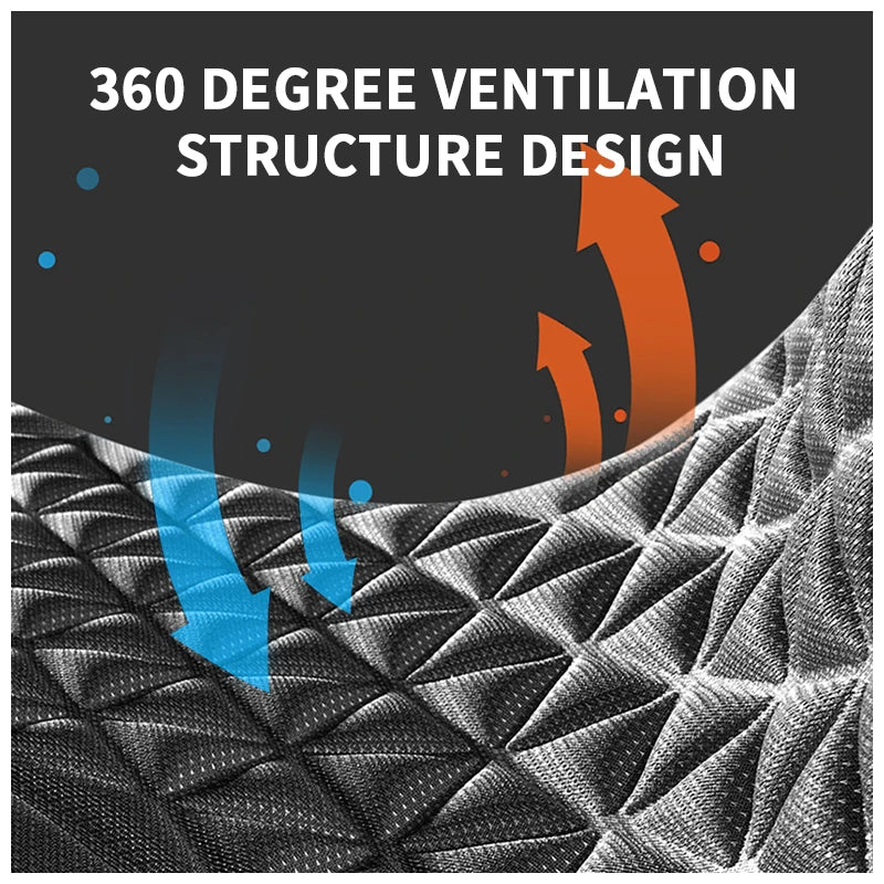 Mesh material on 3D breathable car seat cover