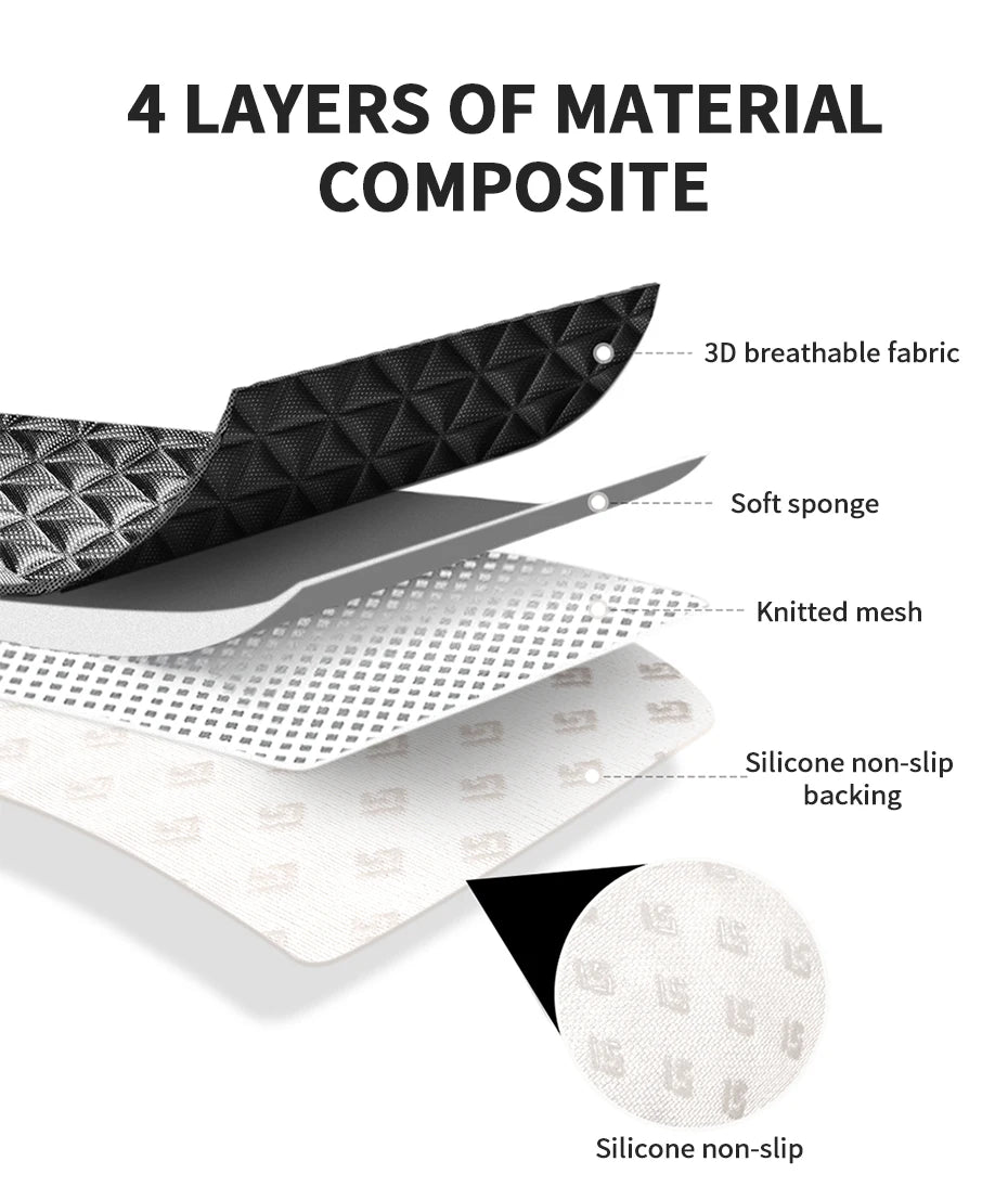 Ventilation system in 3D breathable seat cover