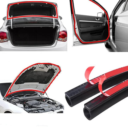D-Type EPDM Rubber Door Seal Strip – 2M Universal Car Insulation
