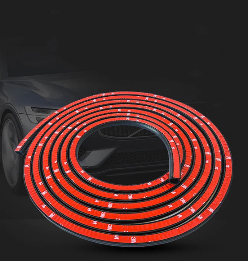 D-Type EPDM Rubber Door Seal Strip – 2M Universal Car Insulation
