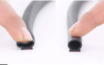 D-Type EPDM Rubber Door Seal Strip – 2M Universal Car Insulation