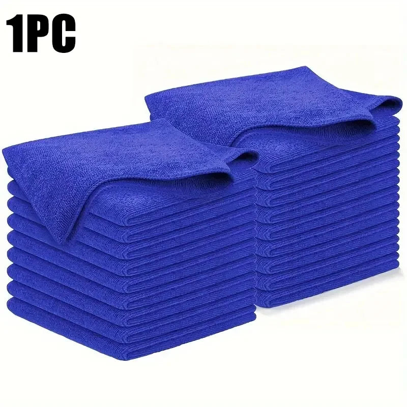 20-Pack 30×30cm Microfiber Car Towels – Soft Cleaning Cloths