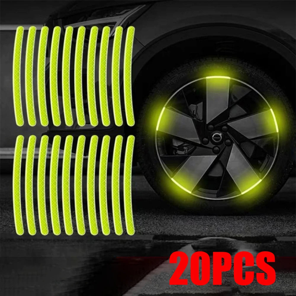 Reflective Wheel Rim Tape – Car Door & Body Visibility Strips