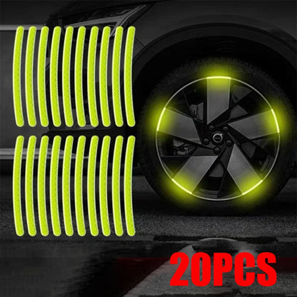 Reflective Wheel Rim Tape – Car Door & Body Visibility Strips