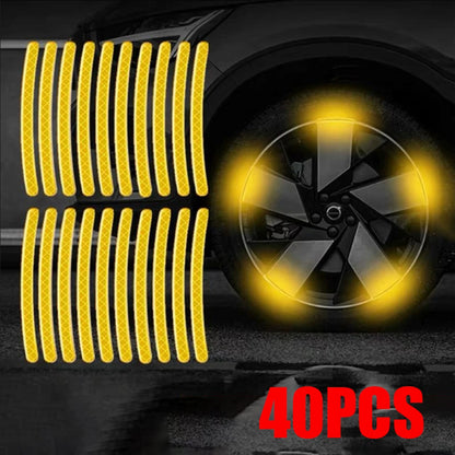 Reflective Wheel Rim Tape – Car Door & Body Visibility Strips