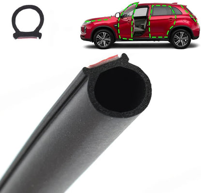 D-Type EPDM Rubber Door Seal Strip – 2M Universal Car Insulation