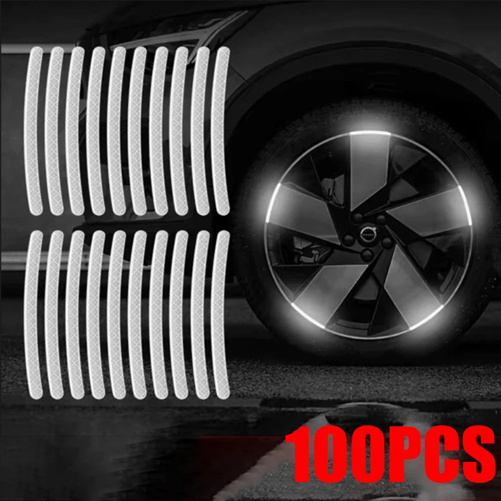 Reflective Wheel Rim Tape – Car Door & Body Visibility Strips