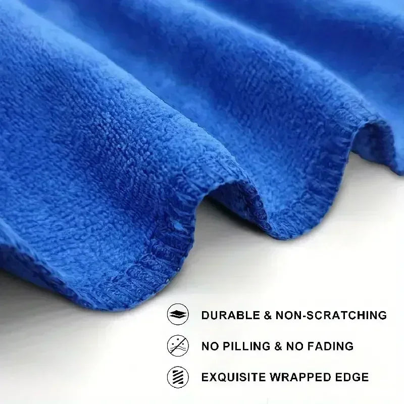 20-Pack 30×30cm Microfiber Car Towels – Soft Cleaning Cloths