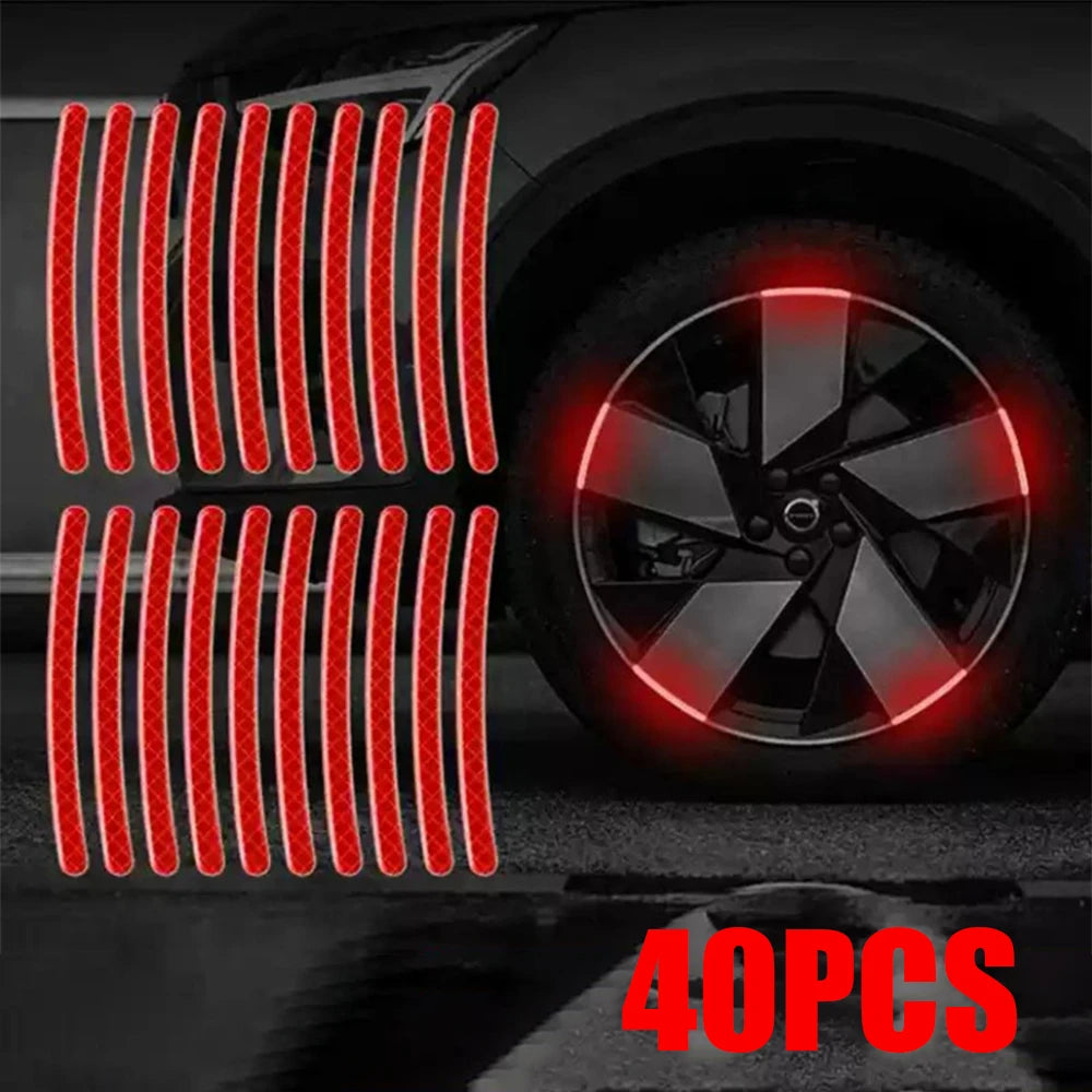 Reflective Wheel Rim Tape – Car Door & Body Visibility Strips