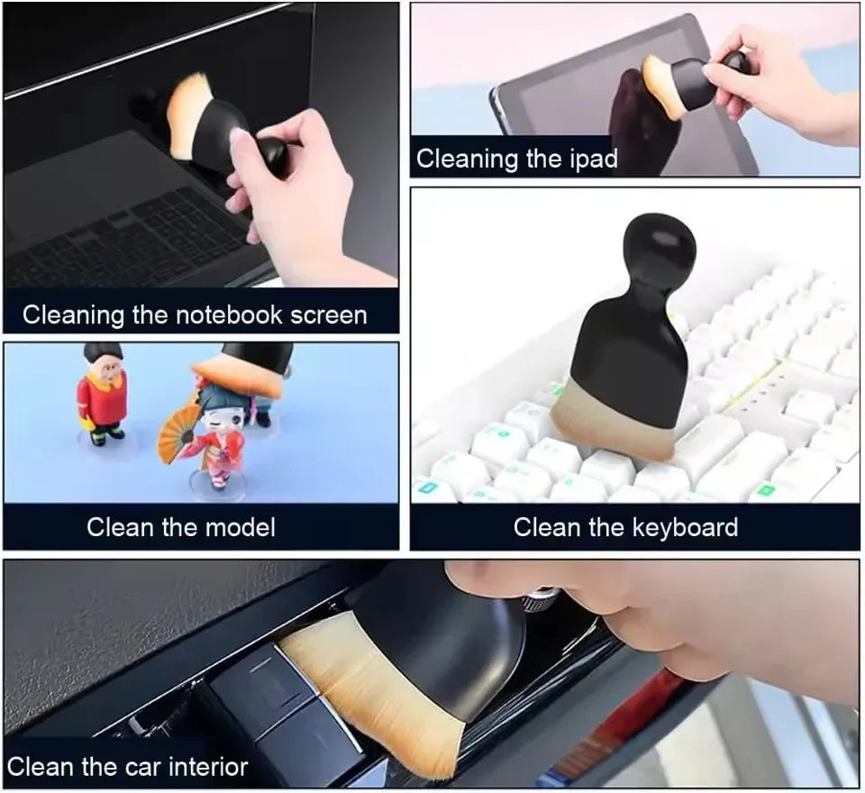 Car Interior Duster Brush – Nano Fiber Soft Bristles for Dash