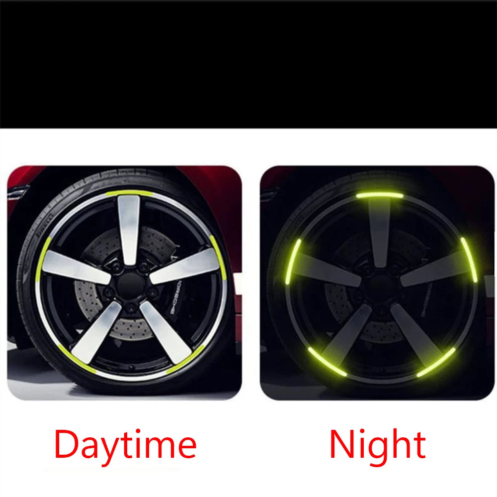 Reflective Wheel Rim Tape – Car Door & Body Visibility Strips