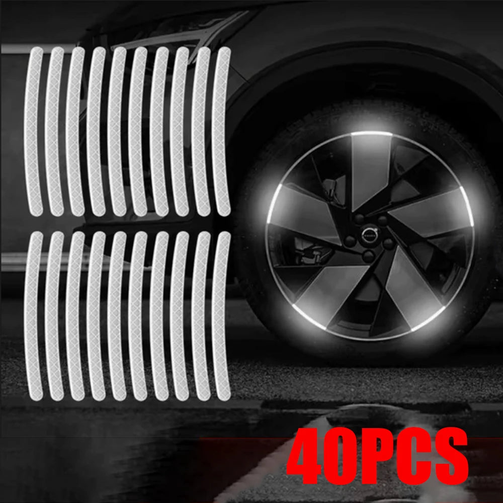 Reflective Wheel Rim Tape – Car Door & Body Visibility Strips
