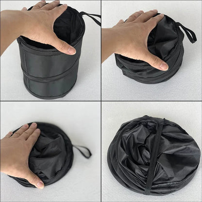Foldable Car Trash Can – Waterproof, Pop-Up, Collapsible Bin