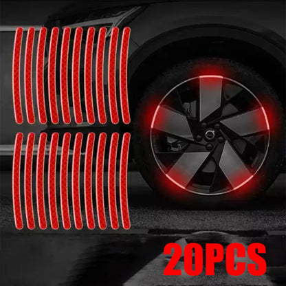 Reflective Wheel Rim Tape – Car Door & Body Visibility Strips
