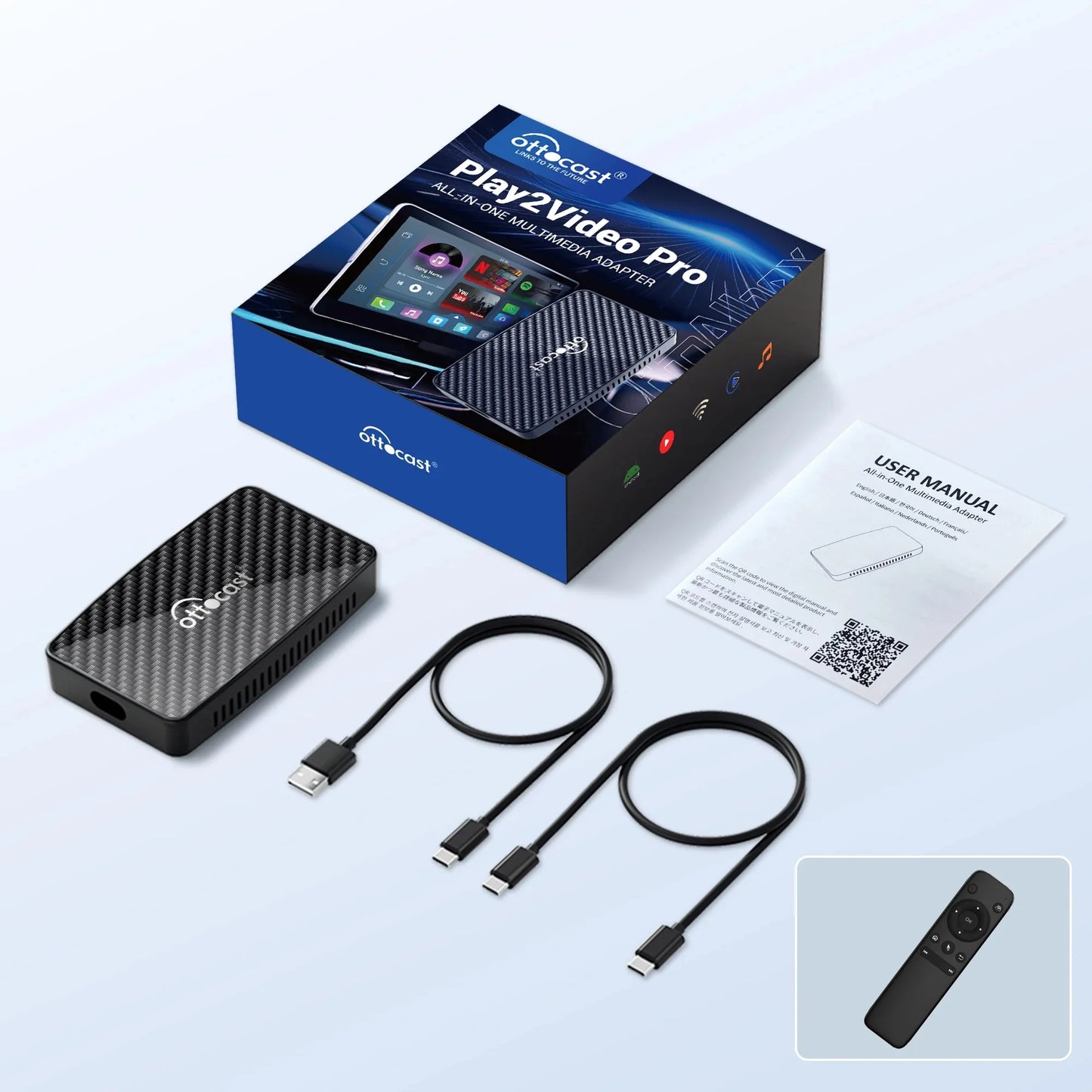 Android CarPlay AI Box – Wireless Adapter with 5G, Netflix, YouTube