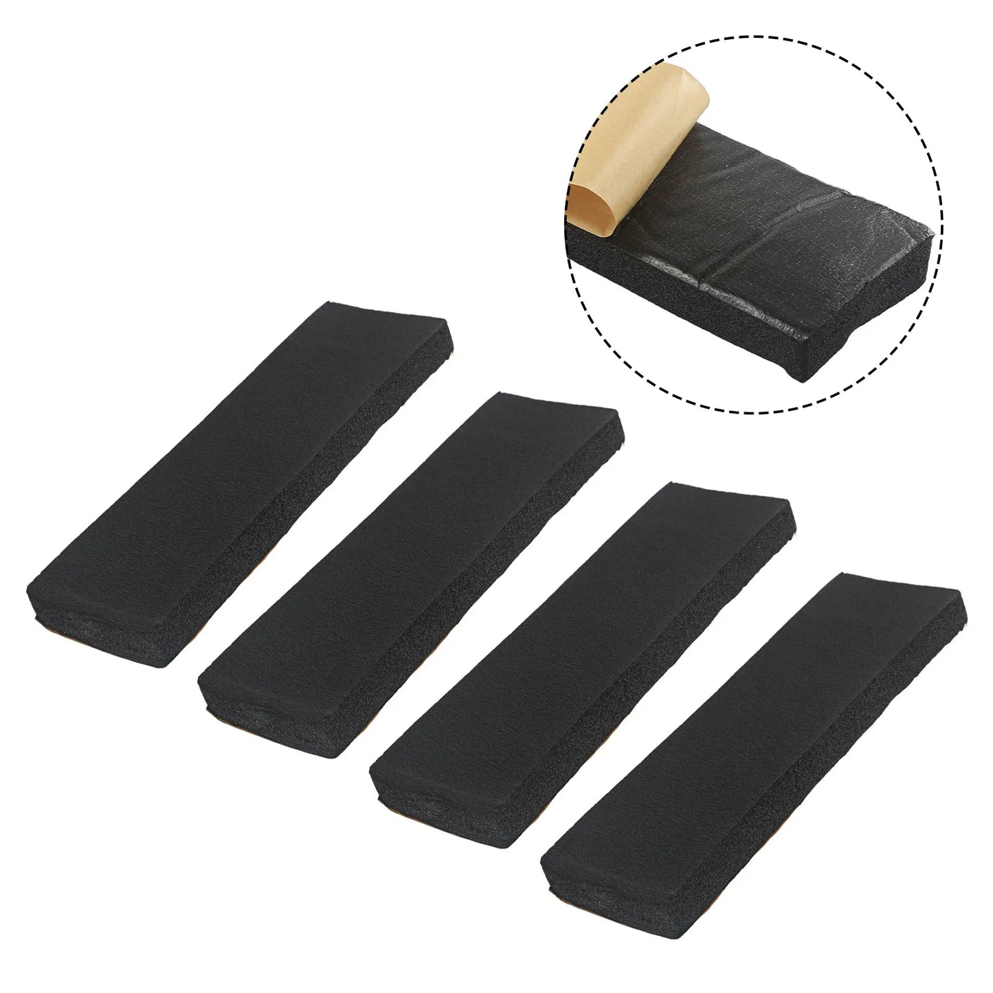 4-Pack Garage Wall Foam Bumpers – Car Door Corner Guards