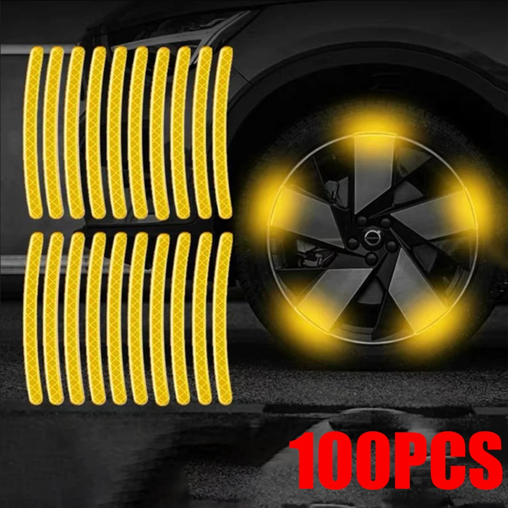 Reflective Wheel Rim Tape – Car Door & Body Visibility Strips