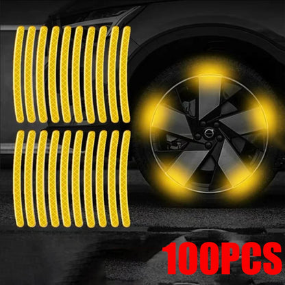 Reflective Wheel Rim Tape – Car Door & Body Visibility Strips