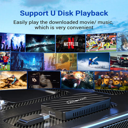Android CarPlay AI Box – Wireless Adapter with 5G, Netflix, YouTube