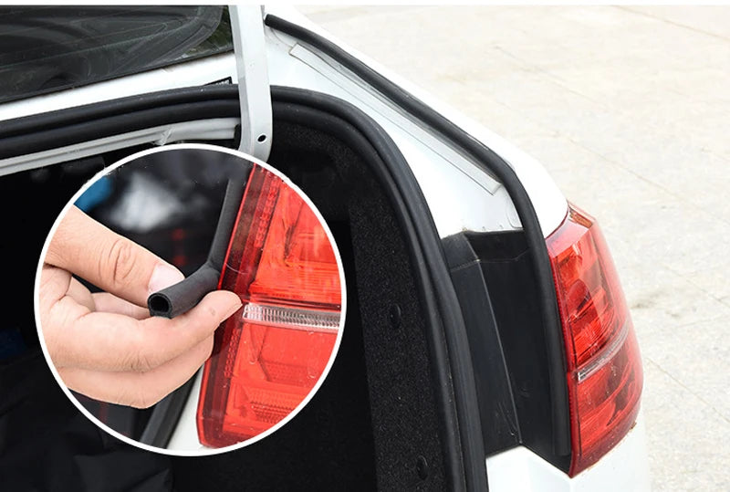 D-Type EPDM Rubber Door Seal Strip – 2M Universal Car Insulation
