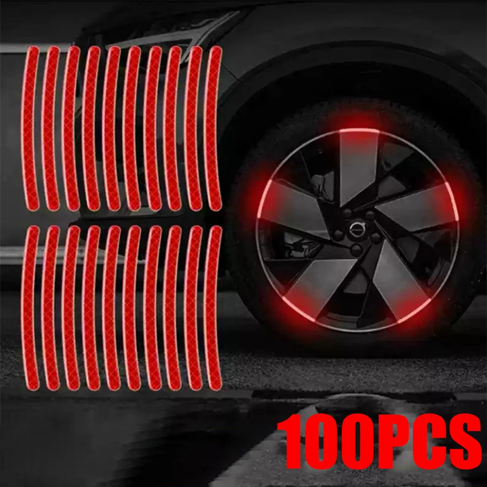 Reflective Wheel Rim Tape – Car Door & Body Visibility Strips