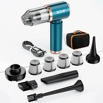 Cordless Car Vacuum – Brushless 4000mAh Dual Mode & Blower