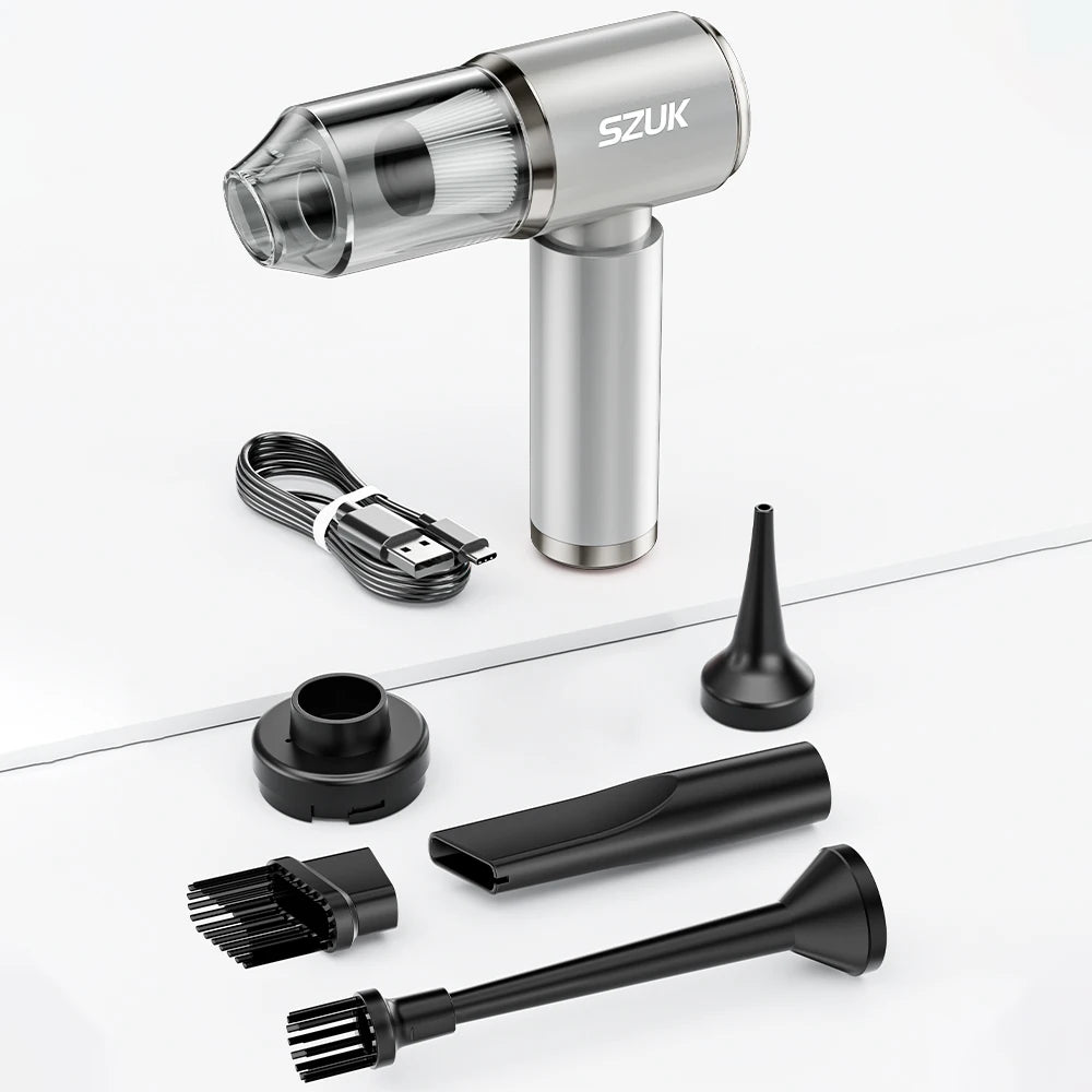 Cordless Car Vacuum – Brushless 4000mAh Dual Mode & Blower